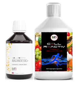CELL ReActiv LIQUID  (Premium Zellnahrung) PLUS Balance Oil+