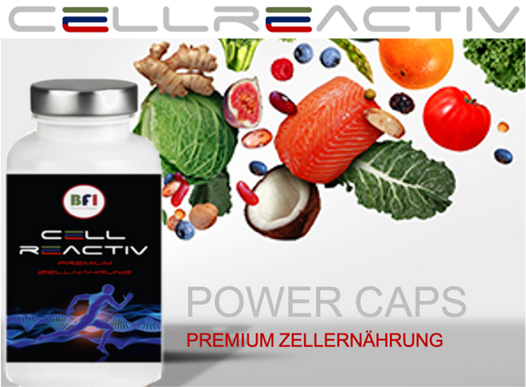 CELL ReActiv POWER CAPS Premium Zellnahrung (60 Kapseln)